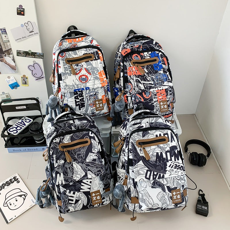 Modischer Gemusterter Rucksack Karnz