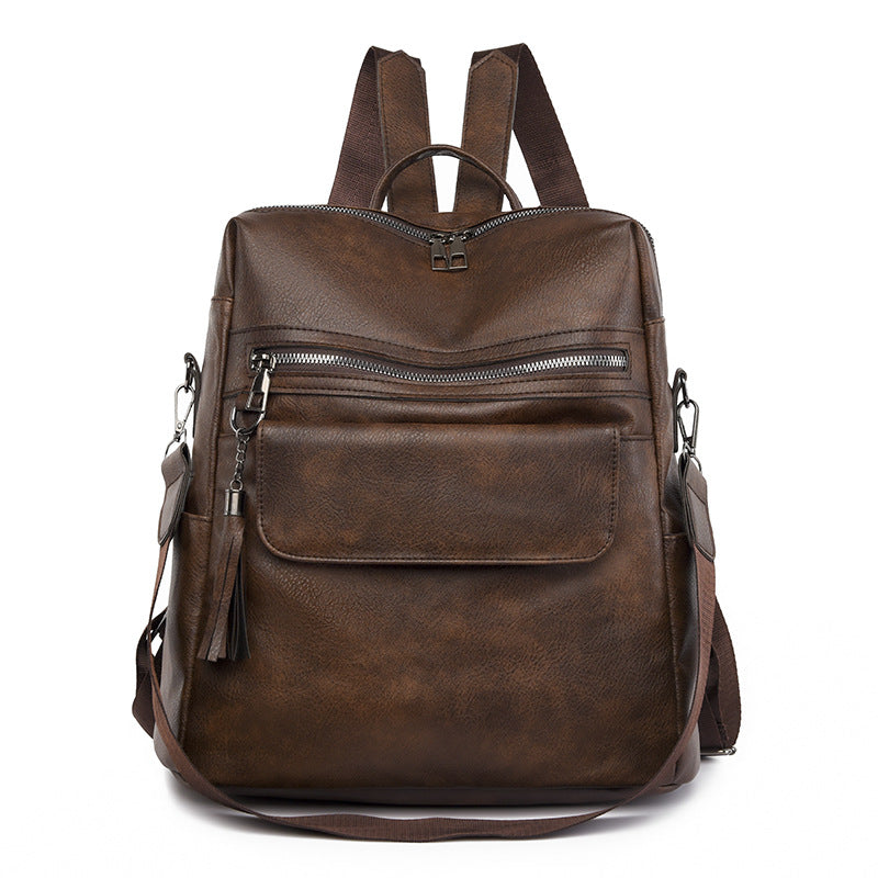 Multi-Funktionaler Kunstleder-Rucksack Karnz