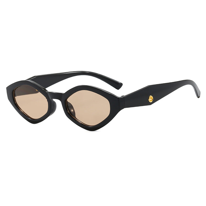Damen modische Sonnenbrille im markanten Schmetterlingsdesign Karnz