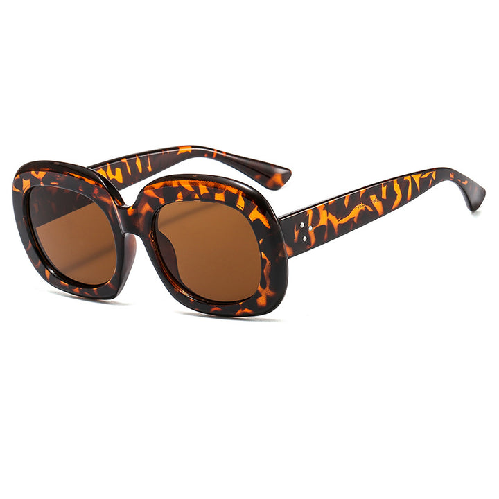 Übergroße quadratische Modesonnenbrille