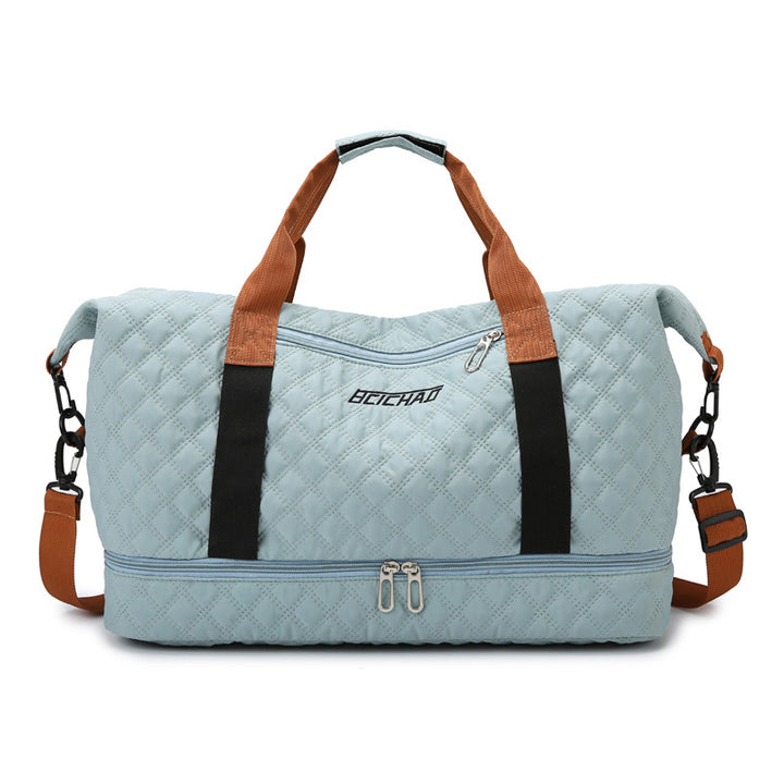 Stylische gesteppte Reisetasche