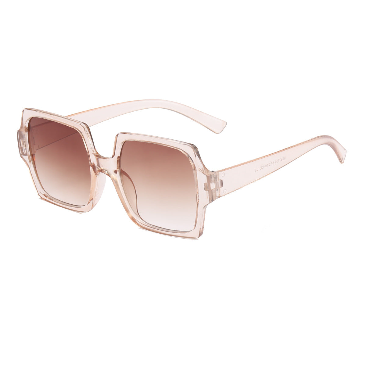 Damen stilvolle oversized Sonnenbrille mit elegantem Leoprint Karnz