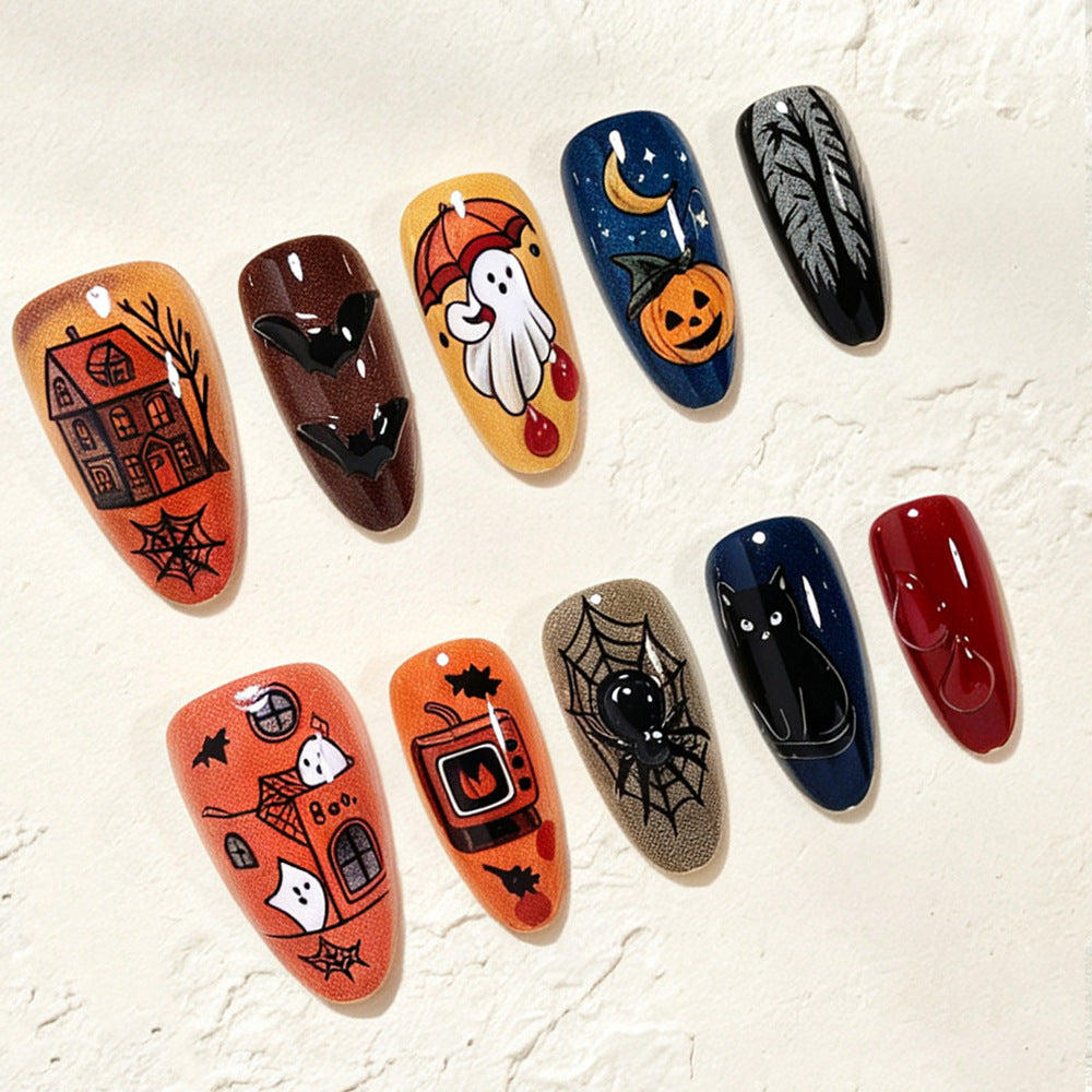 Halloween-Themen Nagelkunst Design Karnz