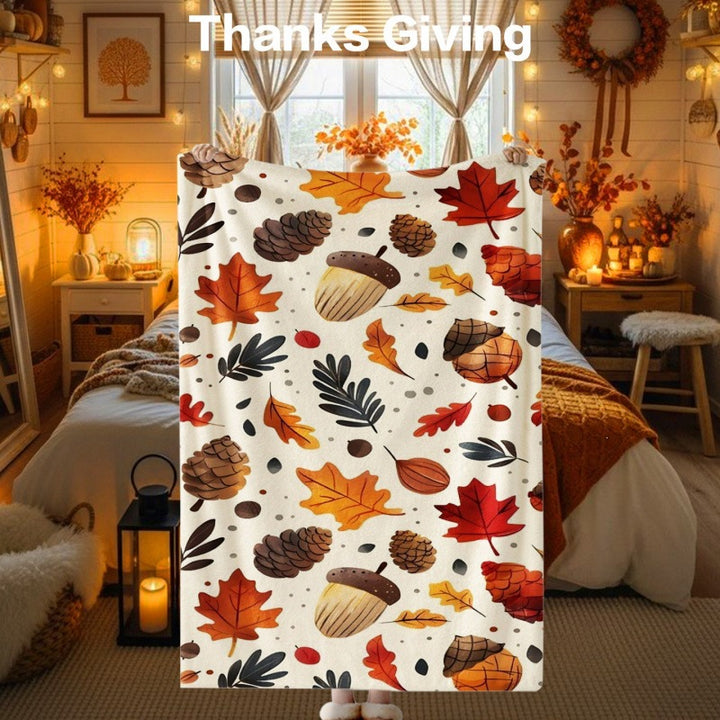 Thanksgiving-Themen Kuscheldecke