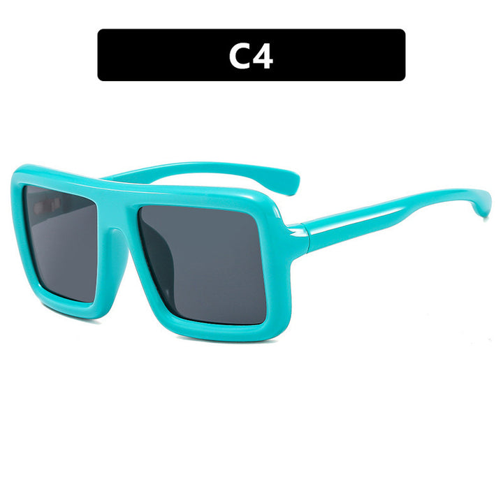Damen Sonnenbrille im modernen, rechteckigen Design mit hoher UV-Schutzfunktion Karnz