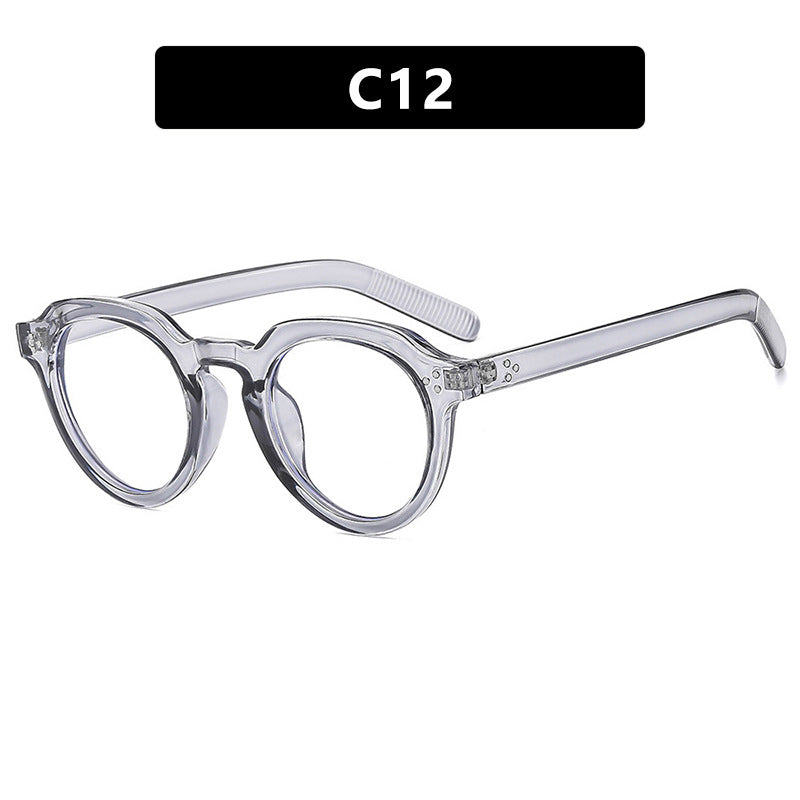 Damen stilvolle runde Brille Karnz