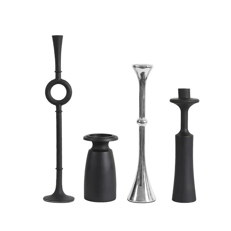 Künstlerisches Kerzenhalter-Set