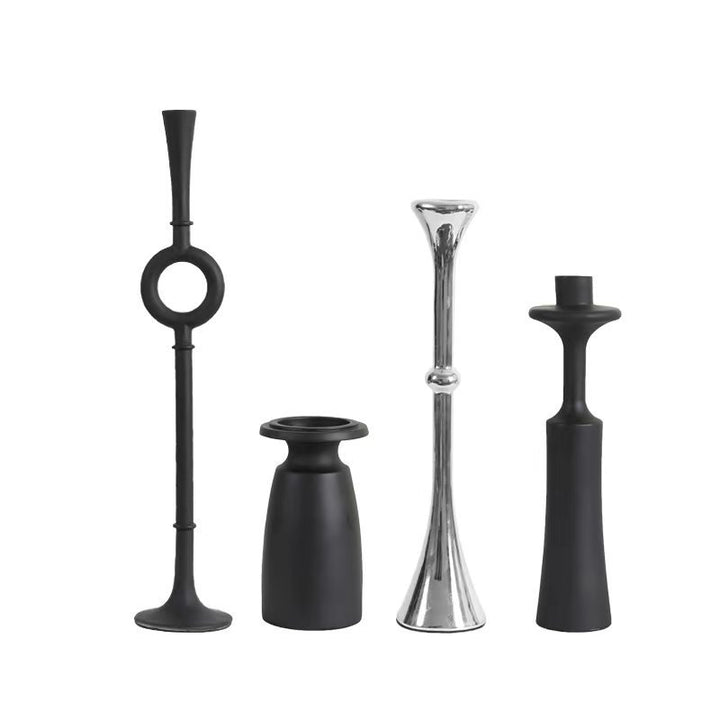 Künstlerisches Kerzenhalter-Set