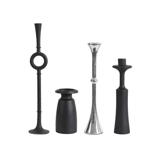 Künstlerisches Kerzenhalter-Set