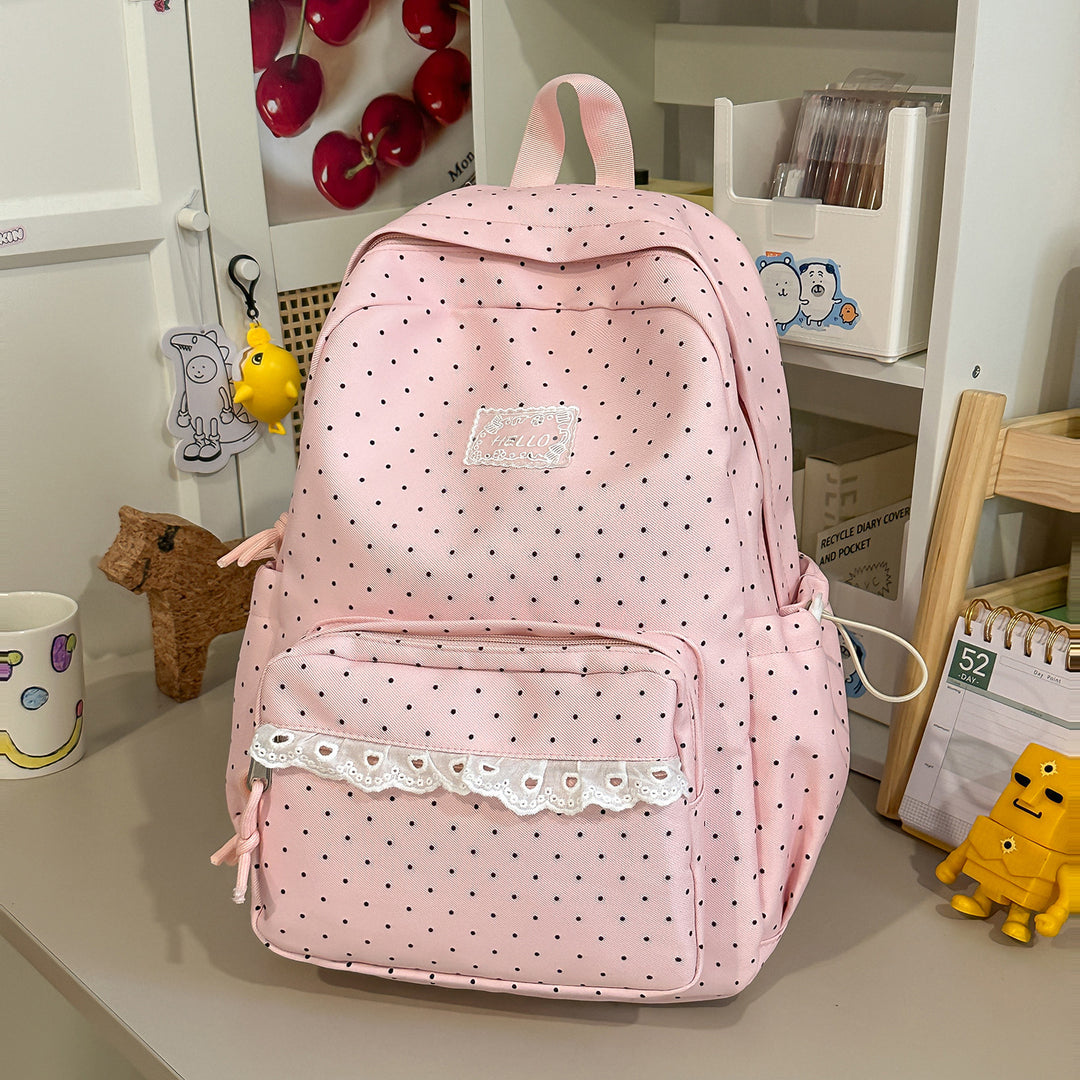 Adorable Polka Dot Rucksack Karnz