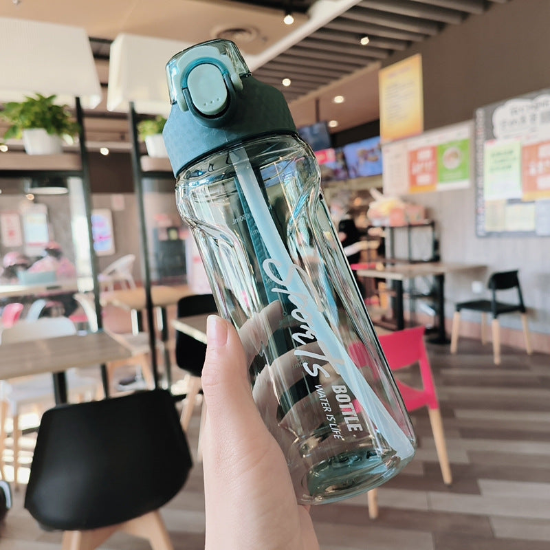 Damen Sportliche Trinkflasche mit innovativem Verschluss Karnz