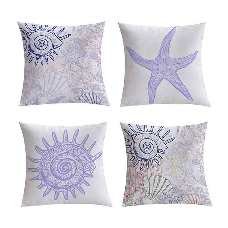 Dekoratives Kissen mit maritimem Sternmotiv