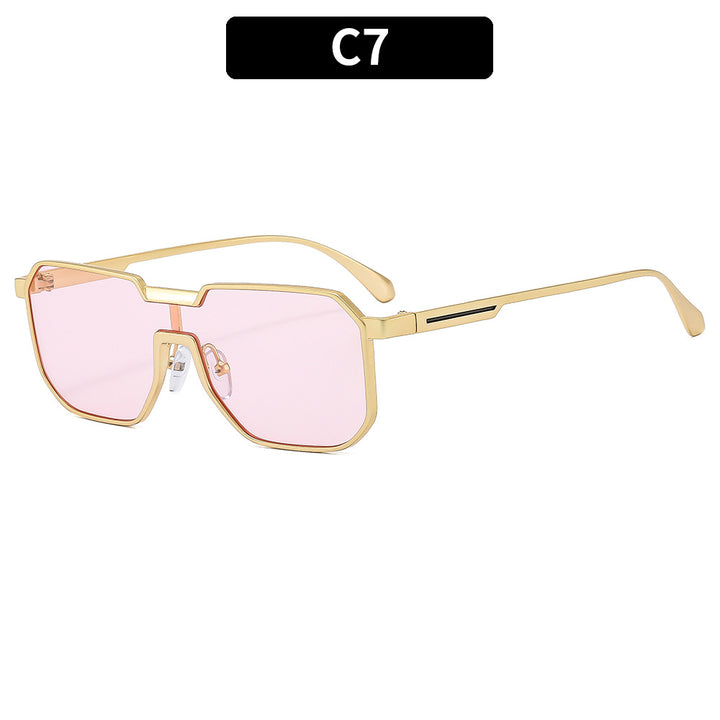 Moderne Übergroße Geometrische Sonnenbrille