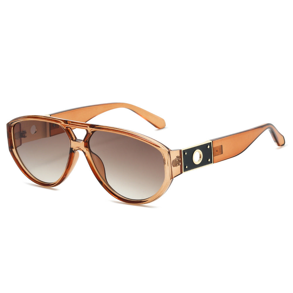 Vintage-inspirierte geometrische Sonnenbrille Karnz