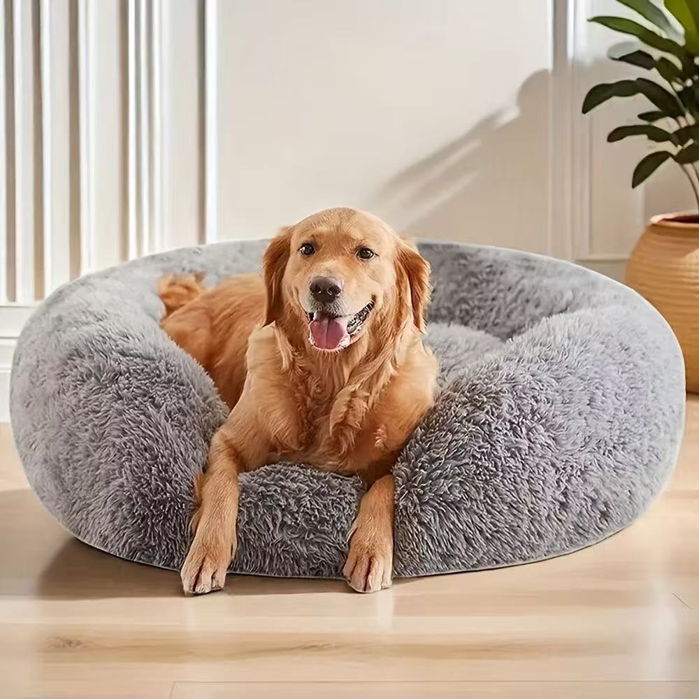 Damen Kuscheliges Hundebett mit hohem Plüschkomfort Karnz