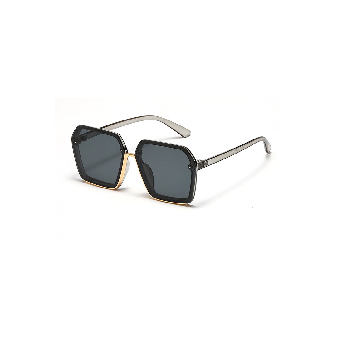 Damen kreative oversized Sonnenbrille mit einzigartiger Geometrie Karnz