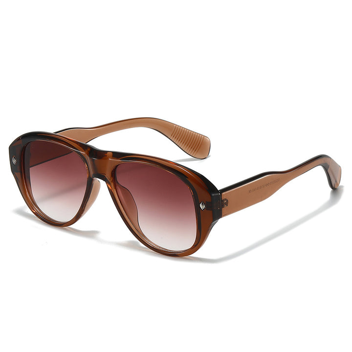 Vintage-inspirierte übergroße Cateye-Sonnenbrille Karnz