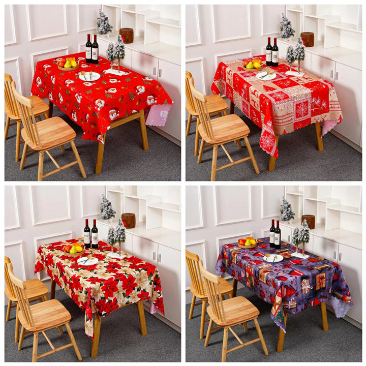 Festliche Tischdecke mit weihnachtlichem Motiv Karnz