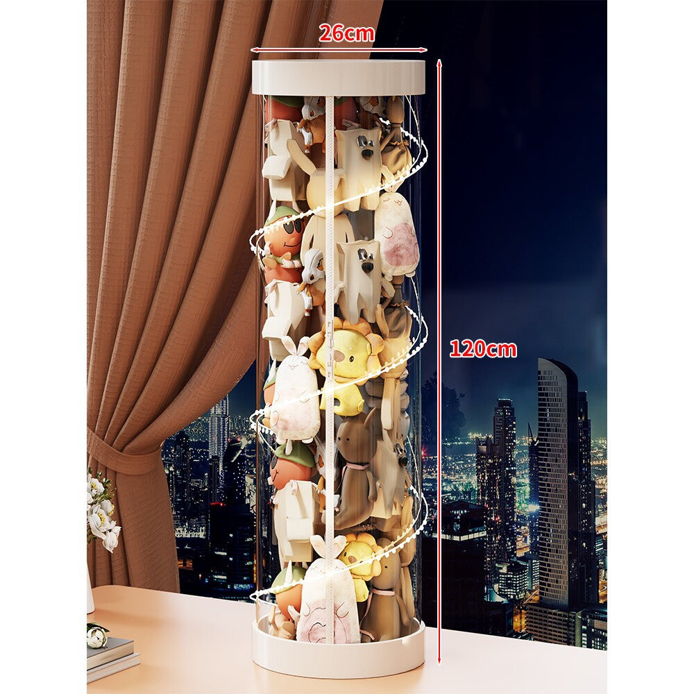 Hohe klare Acryl-Plüschspielzeug-Display-Turm-Organizer