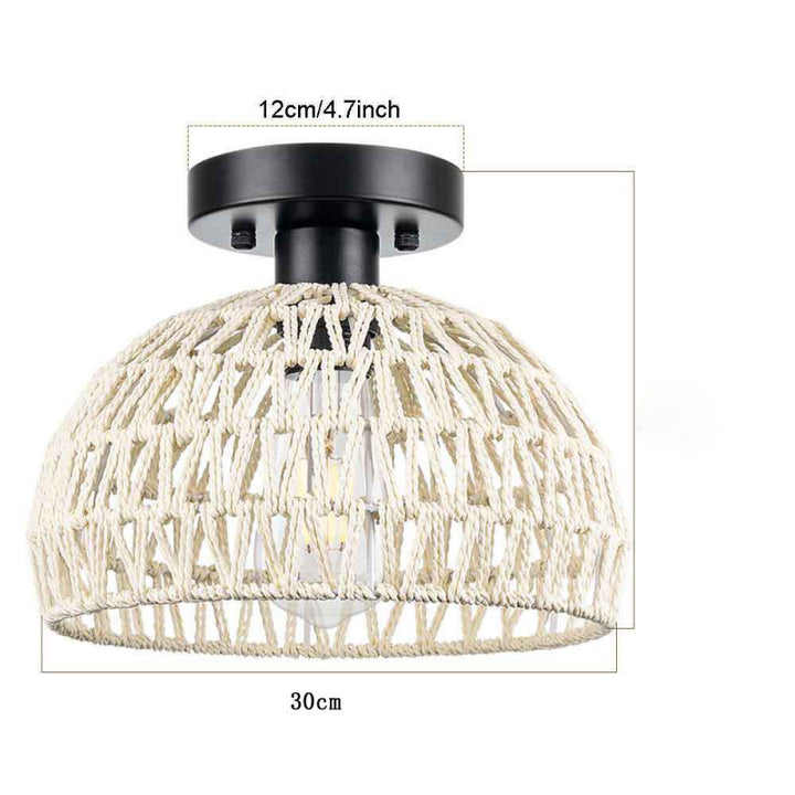 Rattan Deckenleuchte