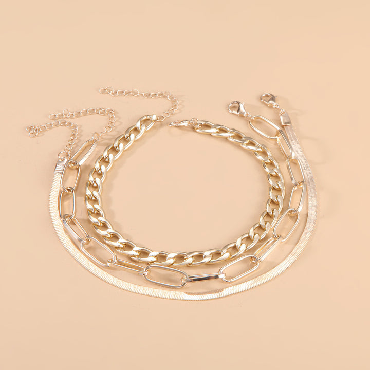 Verdrehte Silberkette Armband Karnz