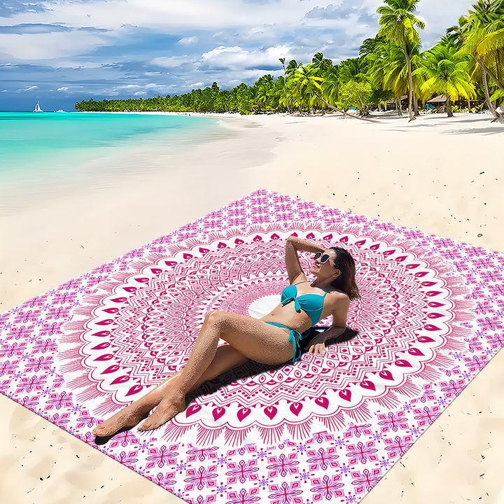 Mandala Design Strandmatte Karnz