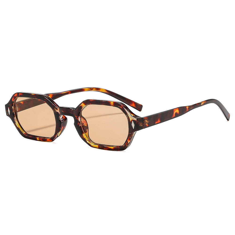 Damen stilvolle Sonnenbrille im modernen achteckigen Design mit UV-Schutz Karnz