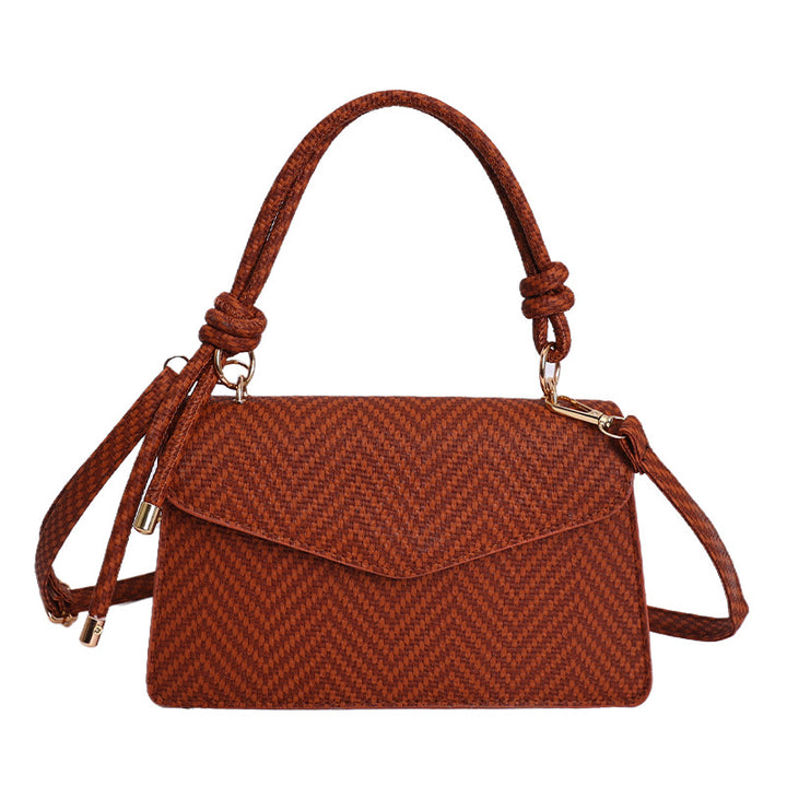 WoElegant Texturiertes Stoffhandtasche Karnz