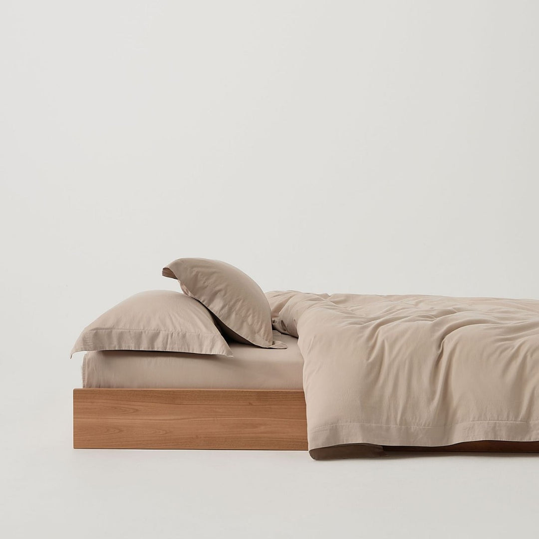 Blumen Baumwolle Percale Bettbezug Set mit Bindeschluss