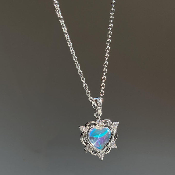 Herzförmige Schmuck-Halskette Karnz