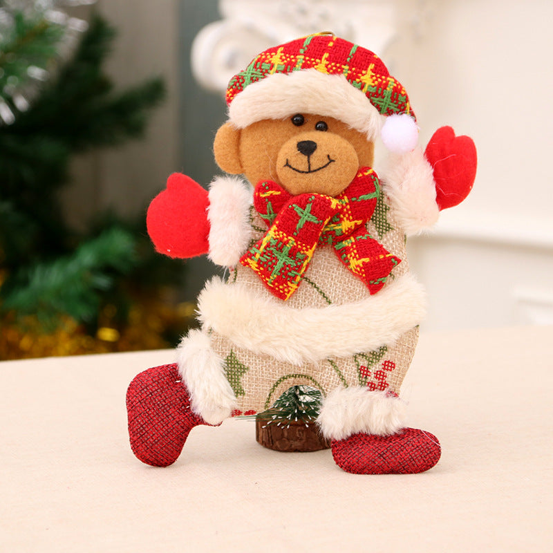 Festlicher Schneemann Ornament Schüssel