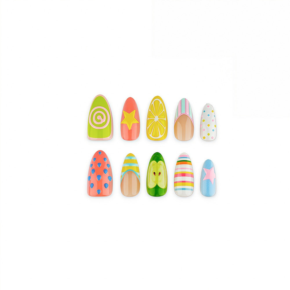 Farbefrohe Nail Art Karnz
