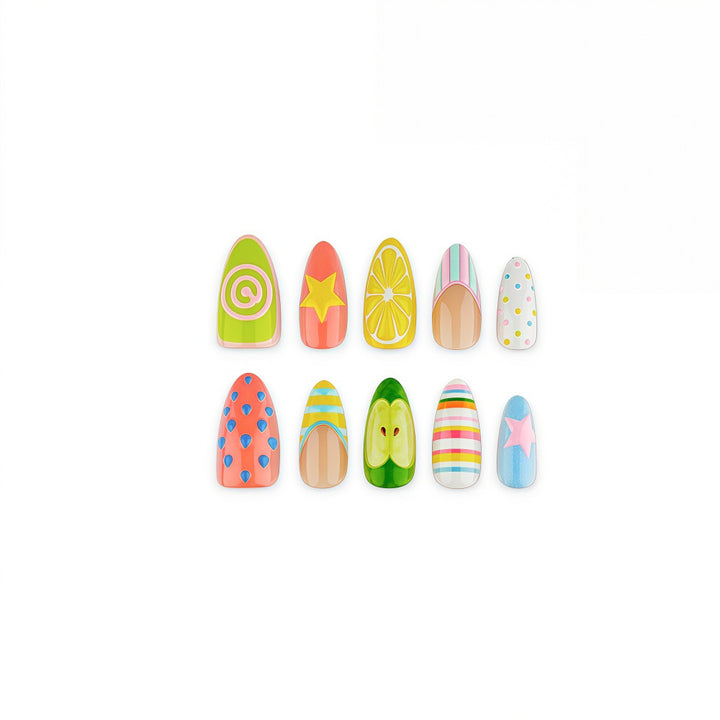 Farbefrohe Nail Art Karnz