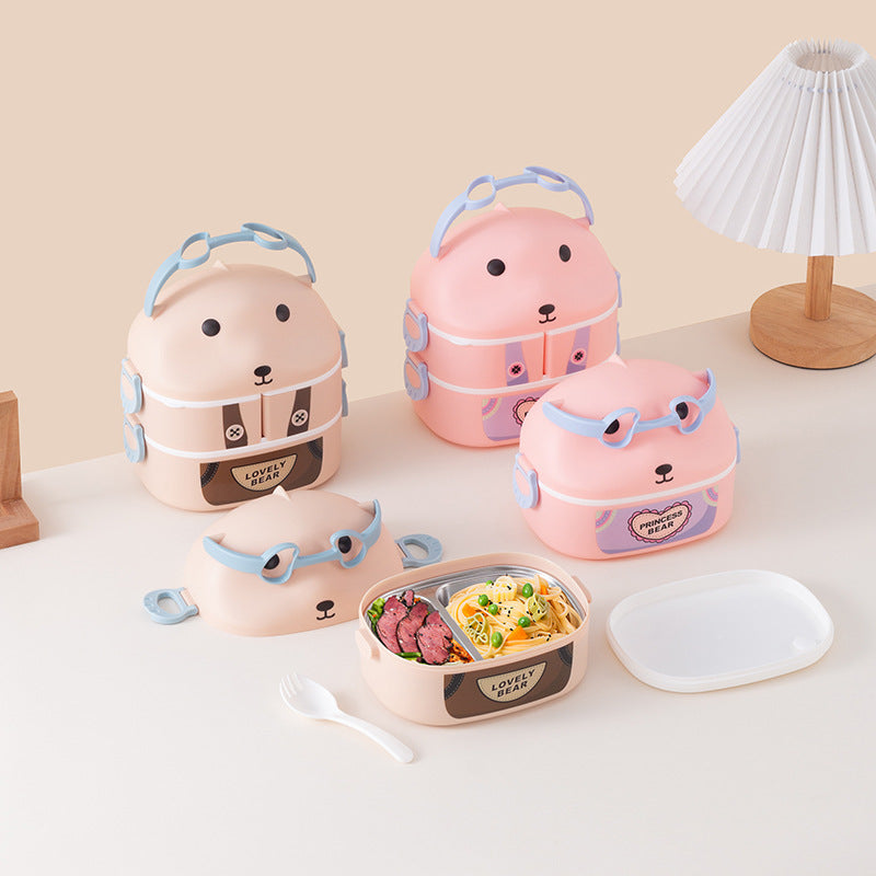 Adorable Tier-Themen Bento Box