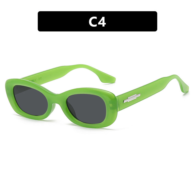 Damen modische Sonnenbrille im angesagten Retro-Stil mit UV-Schutz Karnz