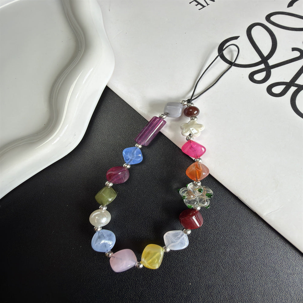 Bunte Perlen-Charm-Halskette Karnz 1790135885