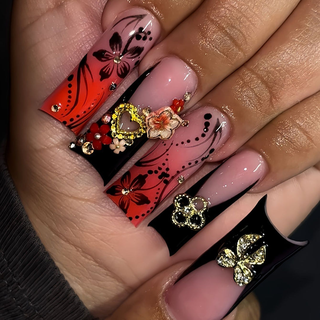 Künstlerische 3D Nagelkunst Verbesserungen Karnz