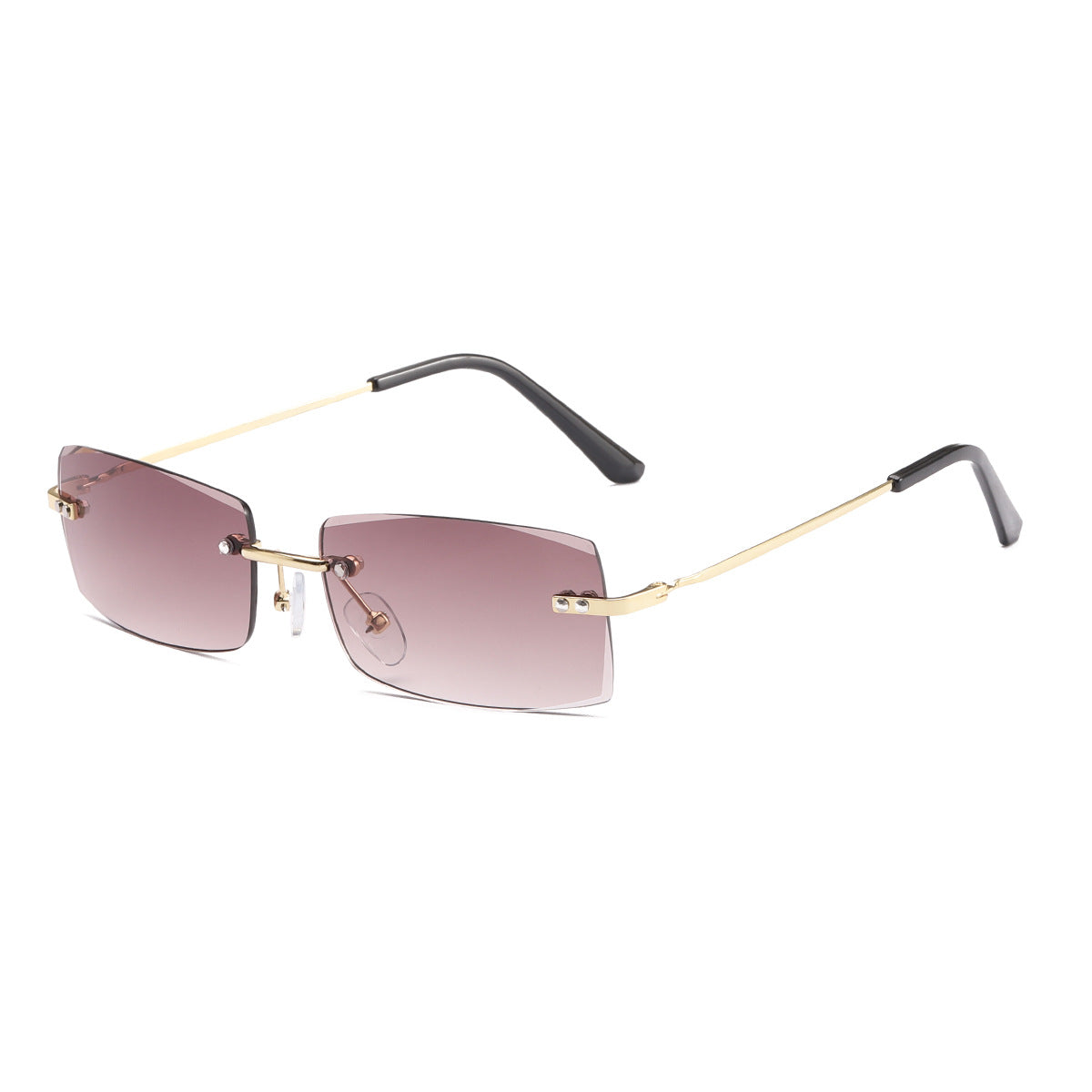 Damen modische Sonnenbrille mit elegantem, filigranen Rahmen Karnz