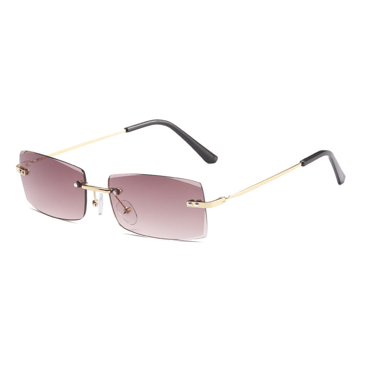 Damen modische Sonnenbrille mit elegantem, filigranen Rahmen Karnz
