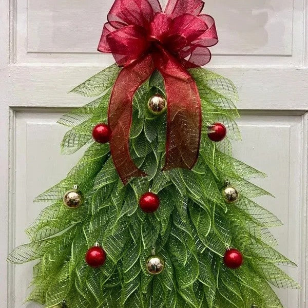 Festliche dekorative Weihnachtsbaum-Wandbehängung