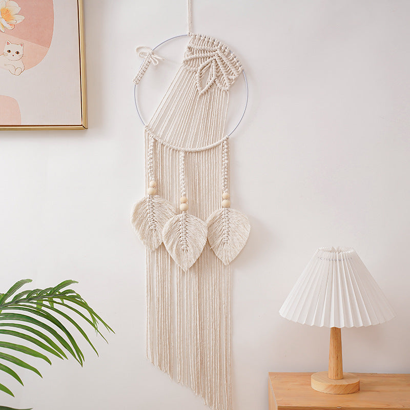 Macrame Blatt Wandhänger Dekor