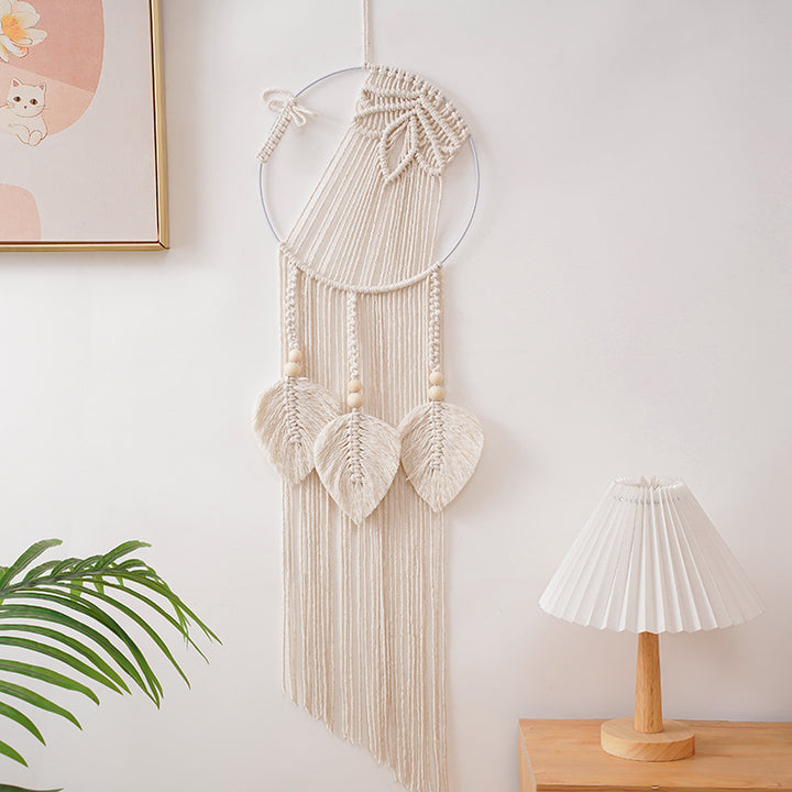 Macrame Blatt Wandhänger Dekor