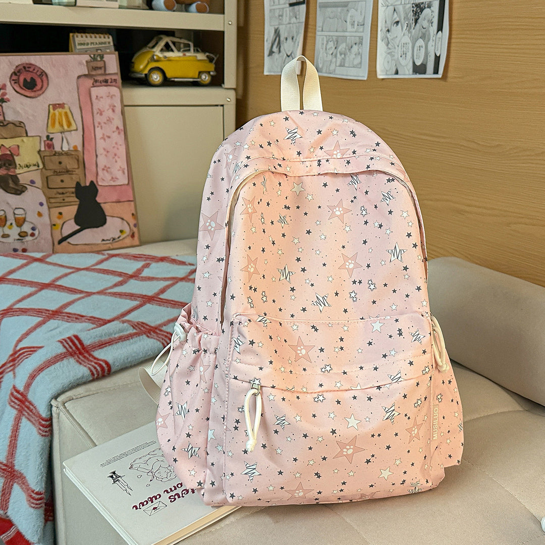 Trendiger Sternmuster-Rucksack Karnz