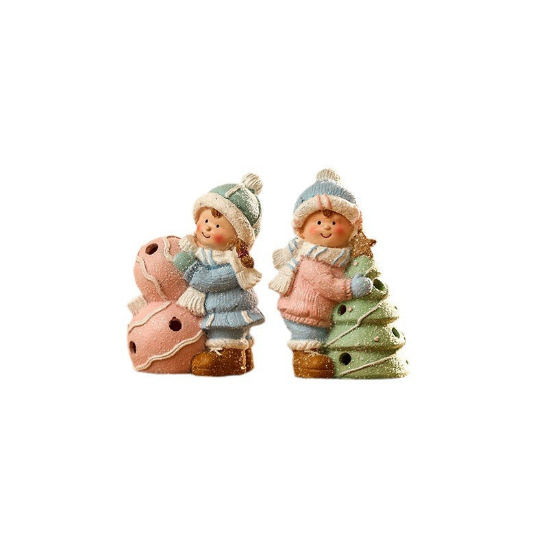 Dekorative Weihnachtsfigur im Schneemann-Design Karnz