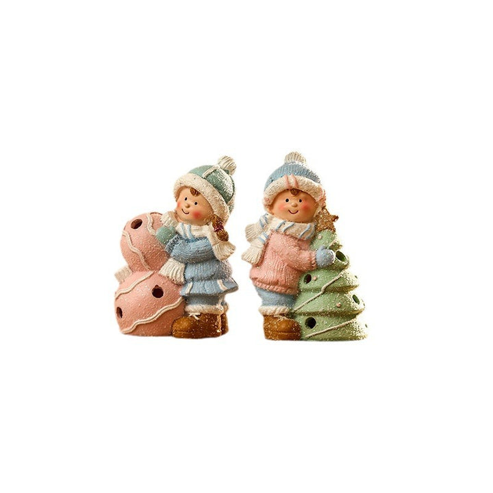 Dekorative Weihnachtsfigur im Schneemann-Design Karnz
