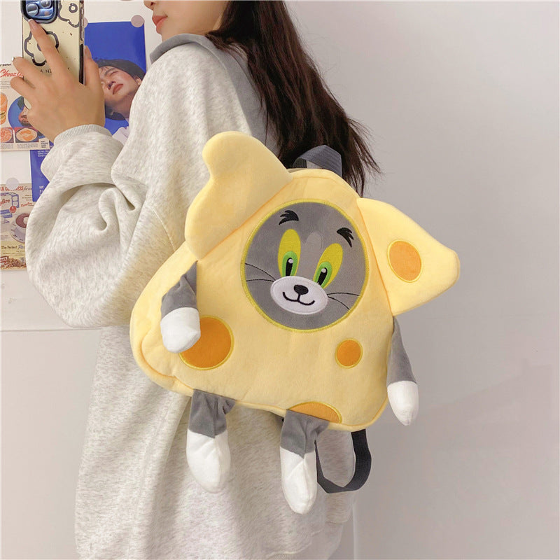Plüsch Rucksack Im Käse-Design Karnz