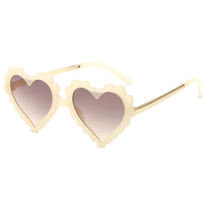 Damen Herzförmige Fashion-Sonnenbrille Karnz