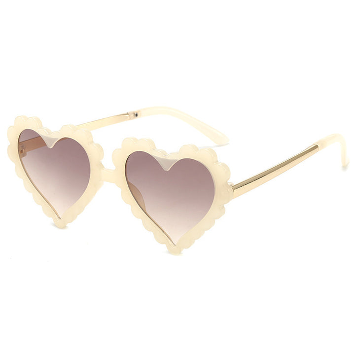 Damen Herzförmige Fashion-Sonnenbrille Karnz