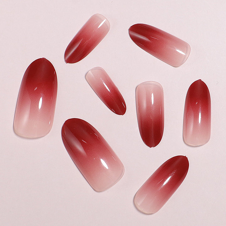 Ombre Gradient Press-On Nagelset Karnz