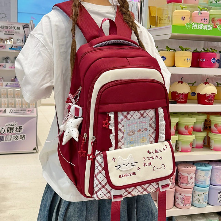 Stylische Grafische Rucksack Karnz